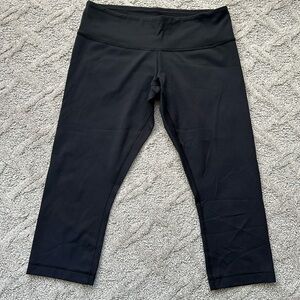 Lululemon Wunder Under Crop 19” *IPLUX - size 8 - Black